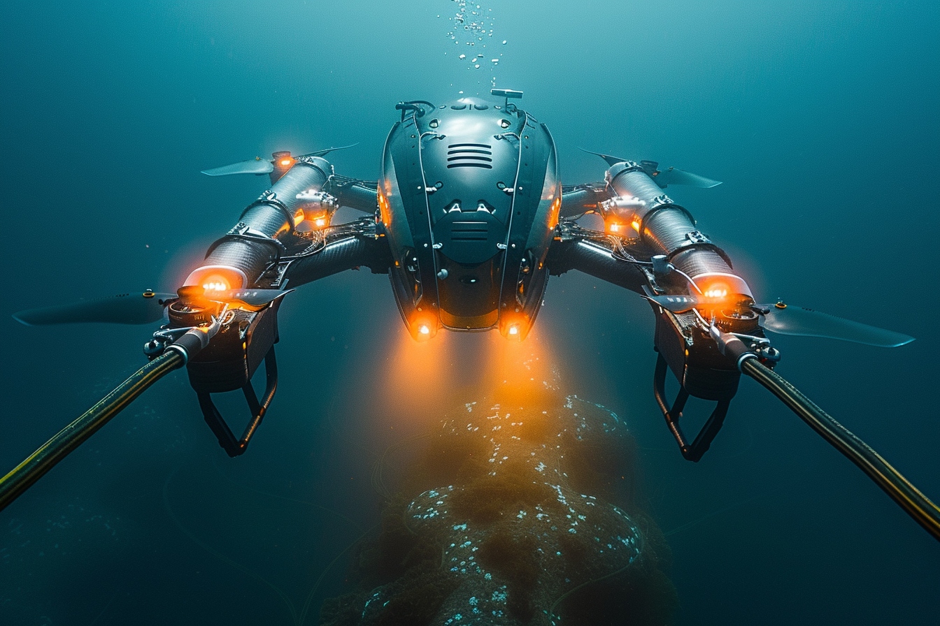 Fonctionnement des drones sous-marins pour l’inspection
